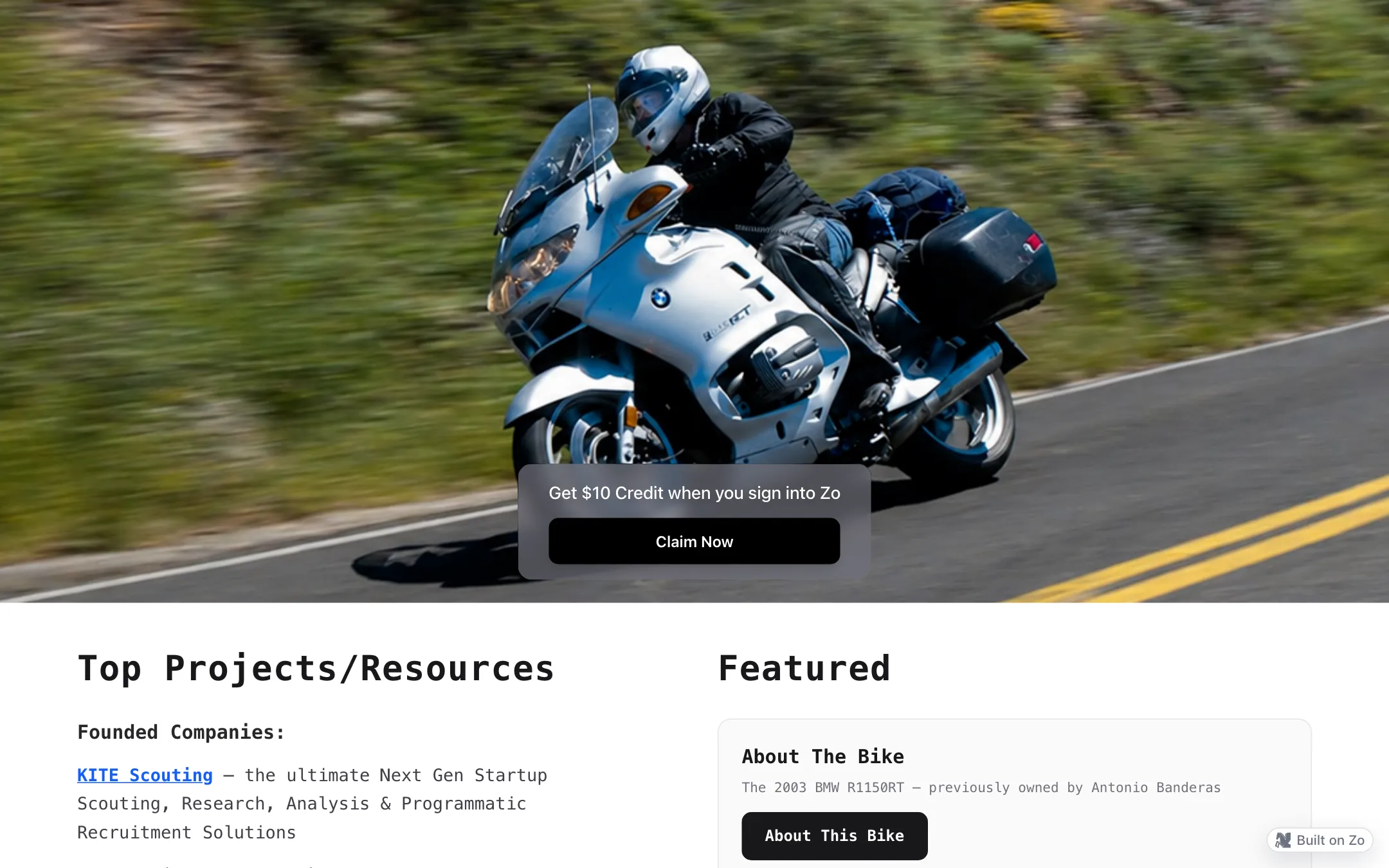 Preview of Mark's site