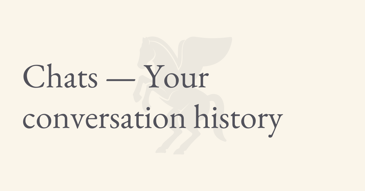 Chats — Your conversation history | Zo Computer