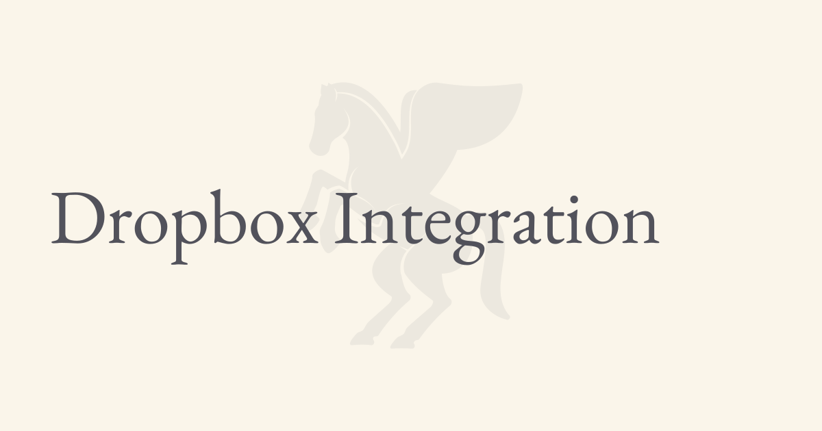 Dropbox Integration | Zo Computer