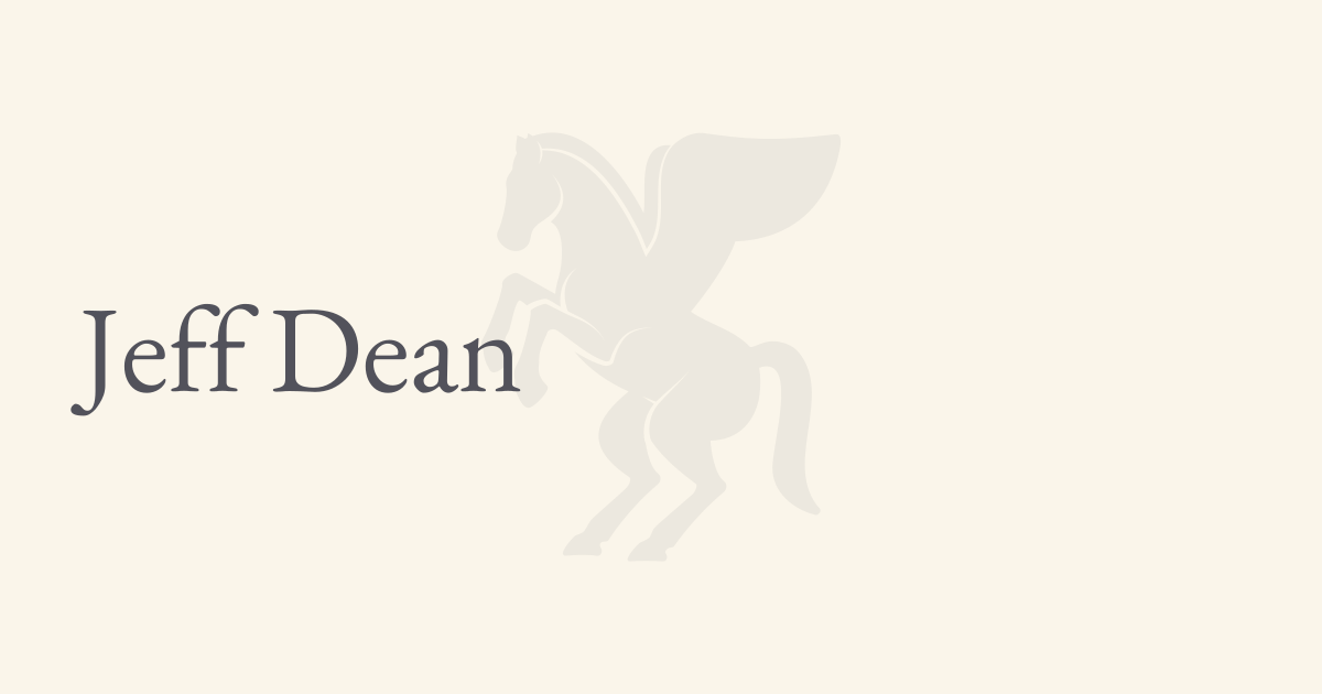 Jeff Dean | Zo Computer